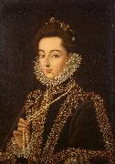 Alonso Sanchez Coello Portrait of the Infanta Catalina Micaela oil painting on canvas